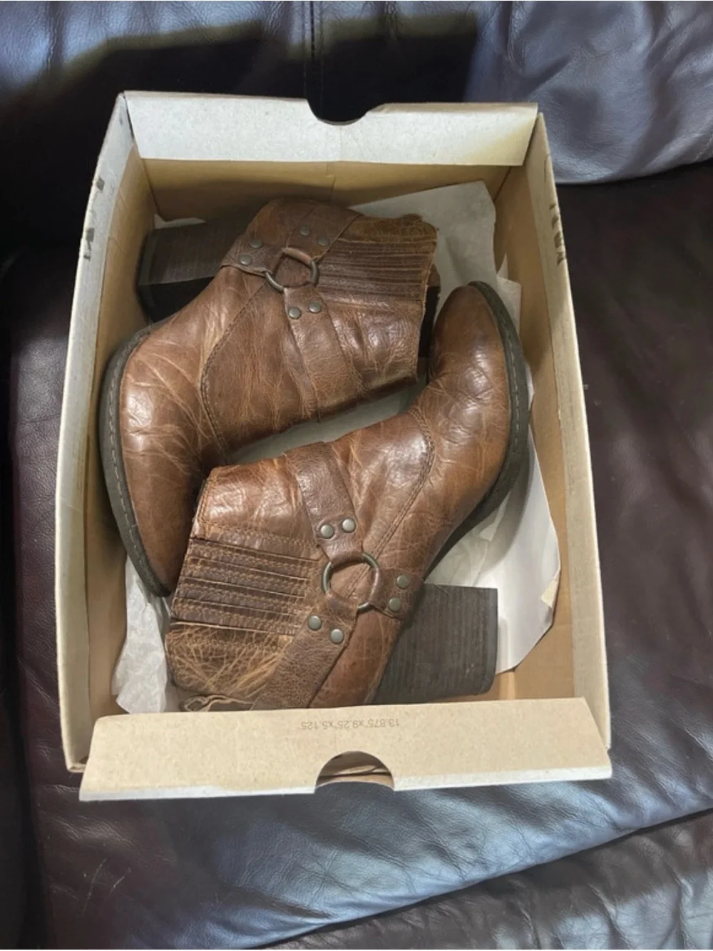 Women’s Born Sasha Brown Leather Ankle boots
